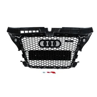 Parrilla Delantera RS-Style (2008-2012, negra con cromo) Audi A3 2003-2012 foto 4