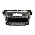 Audi A3 2003-2012 Parrilla Delantera S-Style (2008-2012, Negro con Cromo) foto 1
