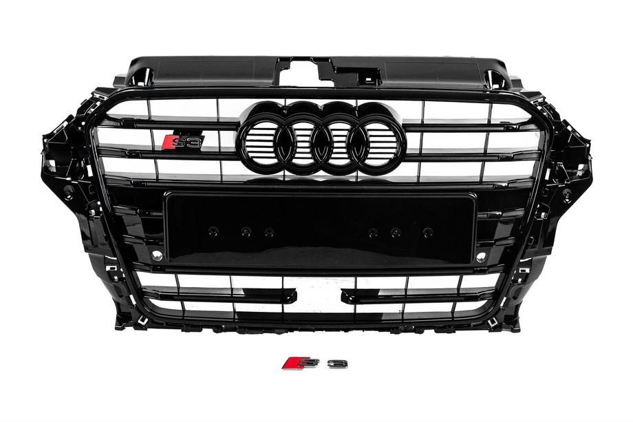 Audi A3 2012-2020 Parrilla Delantera S-Style (2012-2016, negra) Image
