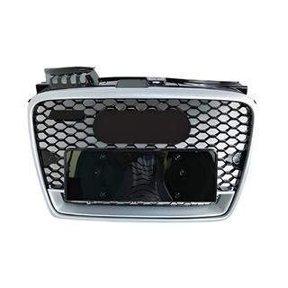 Parrilla delantera RS-Style V-1 (negra con cromo) Audi A4 B7 2004-2008