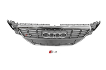 Audi A4 B8 2007-2015 Parrilla delantera RS-Style (2007-2011, gris con cromo) foto 4
