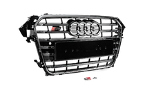 Audi A4 B8 2007-2015 Parrilla delantera S-Style (2012-2015, negra con cromo) foto 3