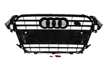 Audi A4 B8 2007-2015 Parrilla delantera S-Style (2012-2015, negra con cromo) foto 4