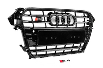 Audi A4 B8 2007-2015 Parrilla Delantera Negra S-Style (2012-2015) foto 2