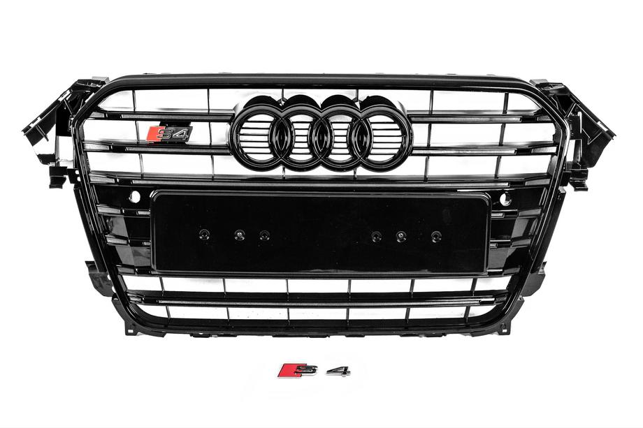 Audi A4 B8 2007-2015 Parrilla Delantera Negra S-Style (2012-2015) Image