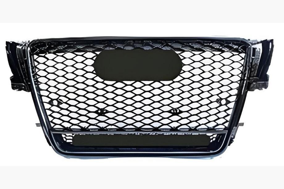 Audi A5 2007-2015 Parrilla Delantera RS-Style con Inscripción Quattro (2007-2011, negra) Image