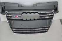 Audi TT 2006-2014 Parrilla delantera S-Style (2008-2014, negra con cromo) foto 1