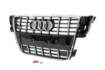 Audi A5 2007-2015 Parrilla delantera S-Style (2007-2011, negra con cromo) foto 2