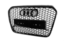 Audi A6 C7 2011-2017 Parrilla delantera negra RS-style (2011-2014) foto 6