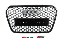 Audi A6 C7 2011-2017 Parrilla delantera negra RS-style (2011-2014) foto 1