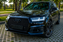 Audi Q7 2015–2026 Parrilla delantera estilo RSQ7 (2015-2019, negra) foto 4