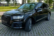 Audi Q7 2015–2026 Parrilla delantera estilo RSQ7 (2015-2019, negra) foto 1
