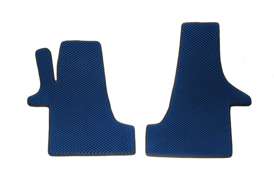 Volkswagen T6 2015-2024 Alfombrillas EVA (Azul, delanteras, para 2+1) Image