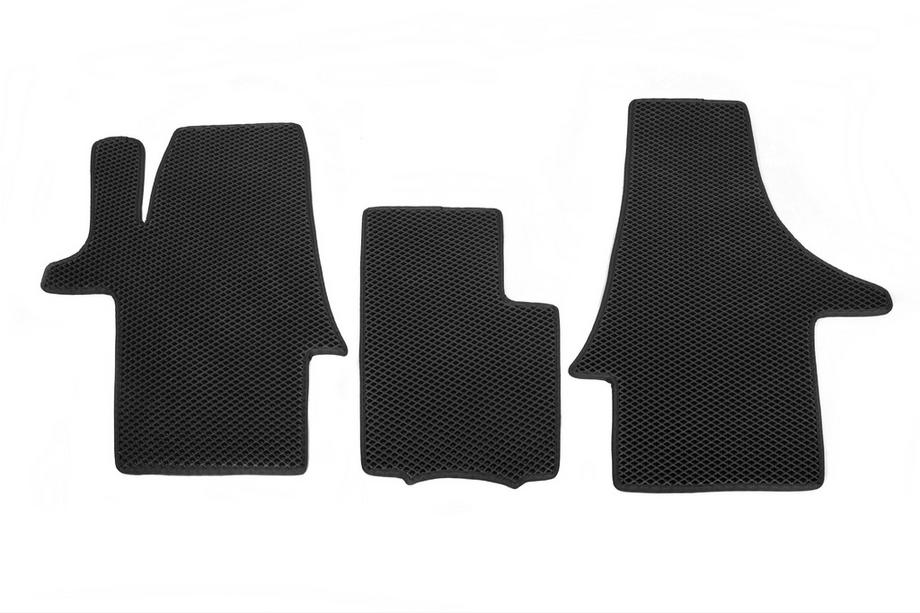 Volkswagen T6 2015-2024 Alfombrillas EVA (negras, delanteras, para 1+1) Foto 4