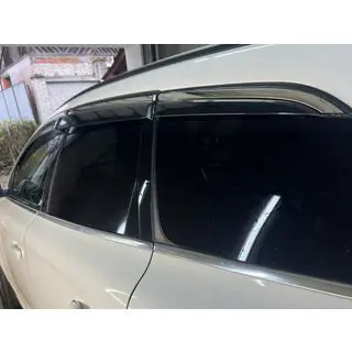 Deflectores de ventana con moldura cromada Niken Luxury (6 uds) Volvo XC60 2009-2017 foto 2