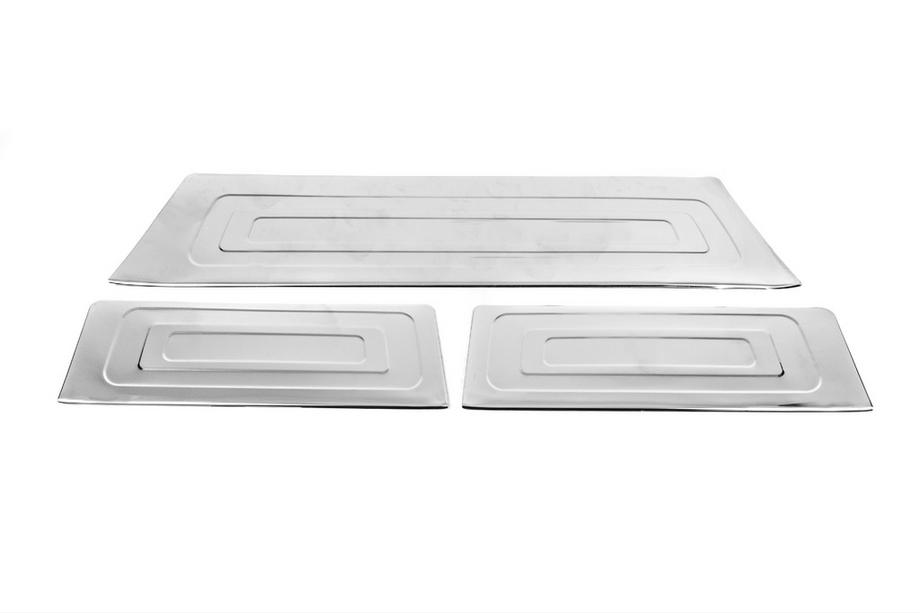 Ford Custom 2023- Cubiertas de umbral interior (3 uds, acero inoxidable) Image