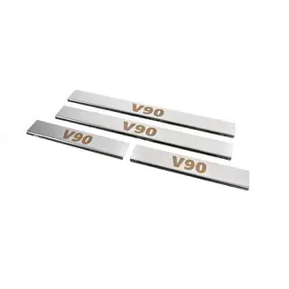 Protector de umbral Carmos (4 uds, acero inoxidable) Volvo S90/V90 2016- foto 2