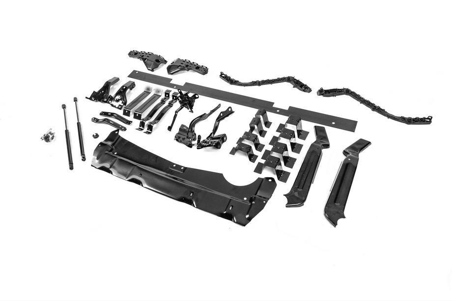 Toyota Land Cruiser Prado 120 2002-2009 Kit de restyling a Toyota Land Cruiser Prado 150 2017+ Foto 27