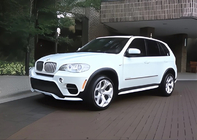 BMW X5 E70 2007-2013 Labio de parachoques delantero (2010-2013, imprimado para pintar) foto 10