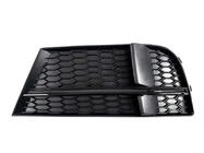 Audi A3 2012-2020 Rejillas de faros antiniebla S-Style V-1 (2016-2020, 2 uds, Negro) foto 2
