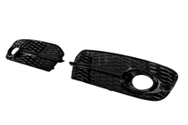 Audi Q5 2008-2017 Rejillas de faros antiniebla RS-Style (2013-2017, 2 uds, Negro) foto 2