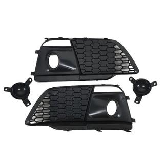 Rejillas de faros antiniebla con luz antiniebla RS-Style (Sport, 2017-2020, 2 uds, Negro) Audi Q5 2017-2025 foto 3