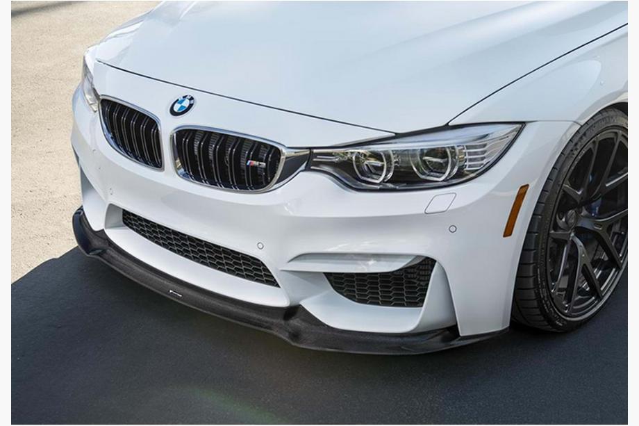 BMW 4 Series F32/F33/F36 2012-2020 Lip Frontal DPT V-2 (Para M4, Negro Brillante) Foto 4