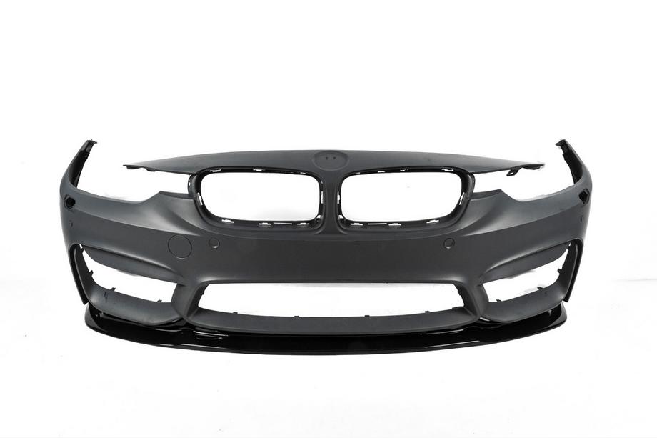BMW 4 Series F32/F33/F36 2012-2020 Lip Frontal DPT V-2 (Para M4, Negro Brillante) Foto 8