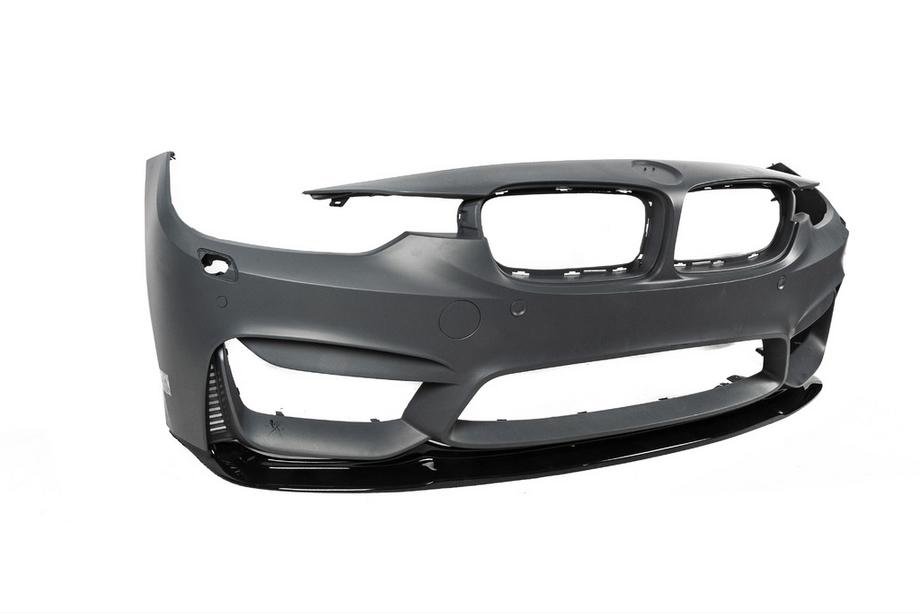 BMW 4 Series F32/F33/F36 2012-2020 Lip Frontal DPT V-2 (Para M4, Negro Brillante) Foto 13