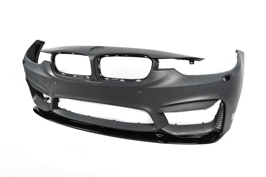 BMW 4 Series F32/F33/F36 2012-2020 Lip Frontal DPT V-2 (Para M4, Negro Brillante) Foto 14