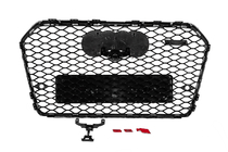 Audi A6 C7 2011-2017 Parrilla delantera negra RS-style (2014-2017) foto 4