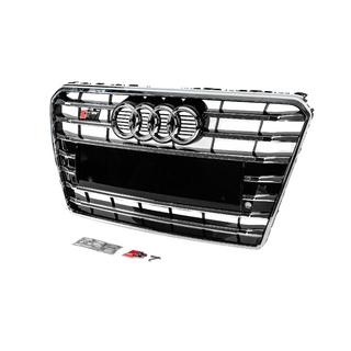 Parrilla delantera S-Style (2010-2014, negra con cromo) foto 2