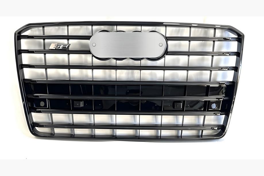 Audi A8 2010-2018 Parrilla delantera S-Style (2010-2013, negra) Image
