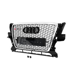 Parrilla delantera RSQ-Style (2008-2012, negra con cromado) Audi Q5 2008-2017 foto 2