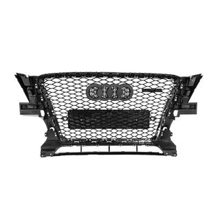 Parrilla delantera RSQ-Style (2008-2012, negra con cromado) Audi Q5 2008-2017 foto 4