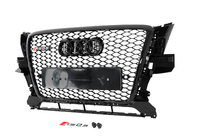 Audi Q5 2008-2017 Parrilla delantera RSQ-Style (2008-2012, negra) foto 2