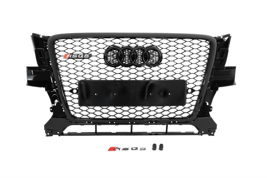 Audi Q5 2008-2017 Parrilla delantera RSQ-Style (2008-2012, negra) Image