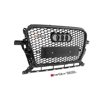 Parrilla delantera RSQ-Style con emblema Quattro (2012-2017, negra) Audi Q5 2008-2017 foto 3