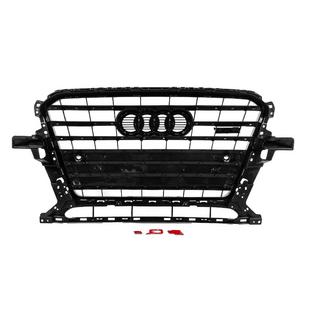 Parrilla delantera SQ-Style (2012-2017, negra con cromado) Audi Q5 2008-2017 foto 4