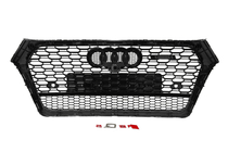 Audi Q5 2017-2025 Parrilla delantera RSQ-Style (2017-2020, negra) foto 5