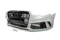 Audi A6 C7 2011-2017 Parachoques delantero con parrilla negra RS6-Style (2011-2014) foto 3
