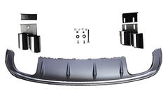 Audi A3 2012-2020 Difusor Trasero V-1 (para S/S-Line, 2012-2020) foto 1