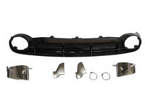 Audi A6 C7 2011-2017 Difusor Trasero con Salidas de Escape RS-Style V-1 (2011-2014) foto 1
