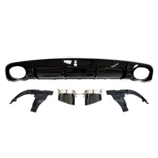 Difusor Trasero con Salidas RS-Style V-1 (2014-2017, Sport) Audi A6 C7 2011-2017 foto 2
