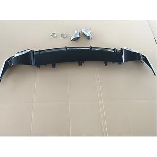 Difusor Trasero con Salidas de Escape RS-Style V-2 (2014-2017) Audi A6 C7 2011-2017 foto 2