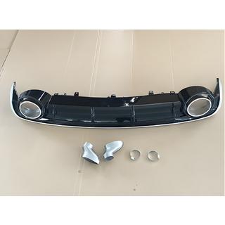 Difusor Trasero con Salidas de Escape RS-Style V-2 (2014-2017) Audi A6 C7 2011-2017 foto 1