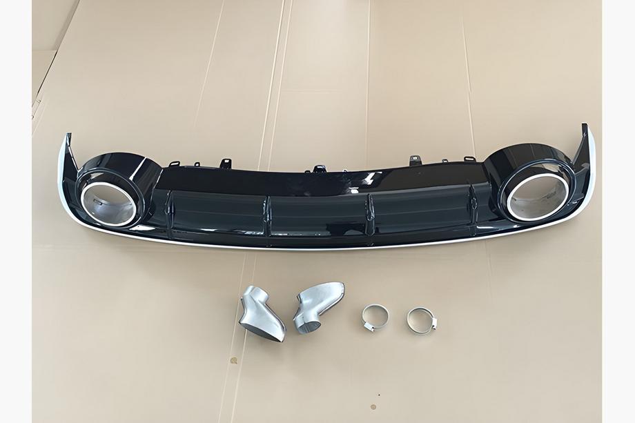 Audi A6 C7 2011-2017 Difusor Trasero con Salidas de Escape RS-Style V-2 (2014-2017) Image