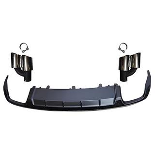 Difusor Trasero con Salidas de Escape RS-Style V-3 (2014-2017) Audi A6 C7 2011-2017