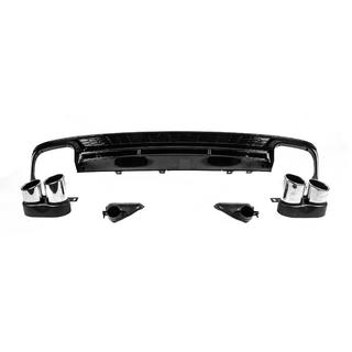 Difusor trasero con salidas S-Style (para Base) Audi A6 C8 2018–2025 foto 4