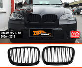 BMW X6 E71 2008–2014 Riñones M-Look V1 (Negro Brillante) foto 2